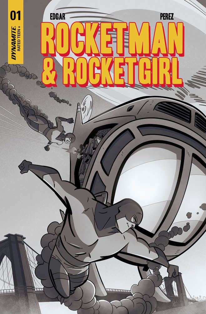 Rocketman & Rocketgirl One Shot Cover G 5 Copy Foc Variant Edition Edgar