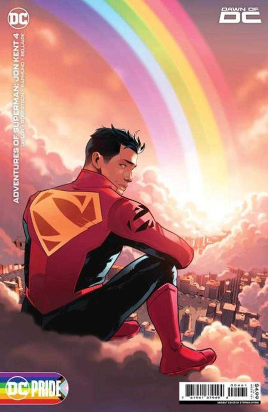 Adventures Of Superman Jon Kent #4 (Of 6) Cover D Stephen Byrne DC Pride Card Stock Variant