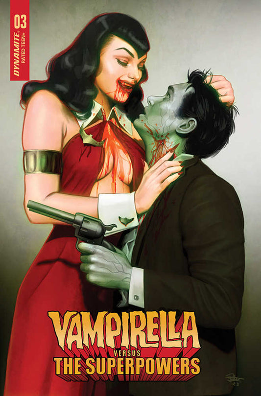 Vampirella vs Superpowers #3 Cover E Puebla