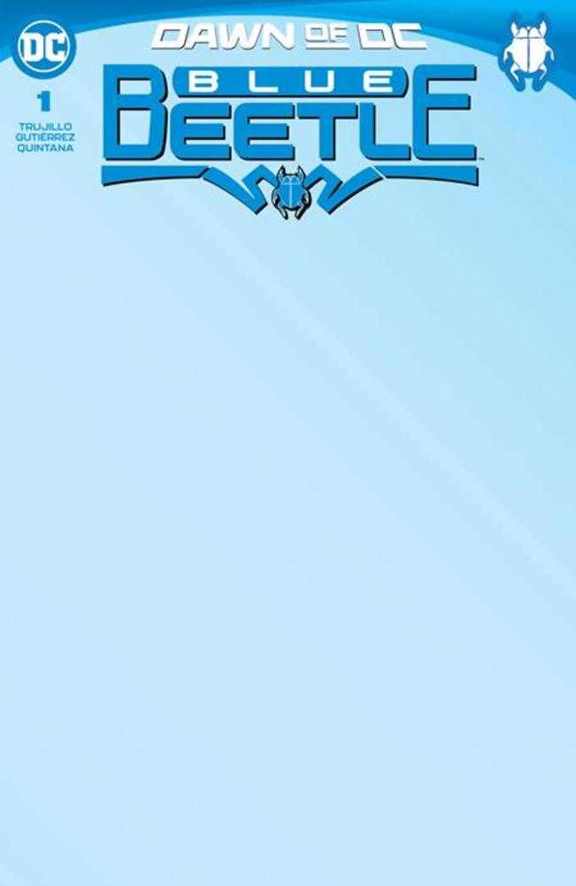 Blue Beetle #1 Cover E Blank Card Stock Variant