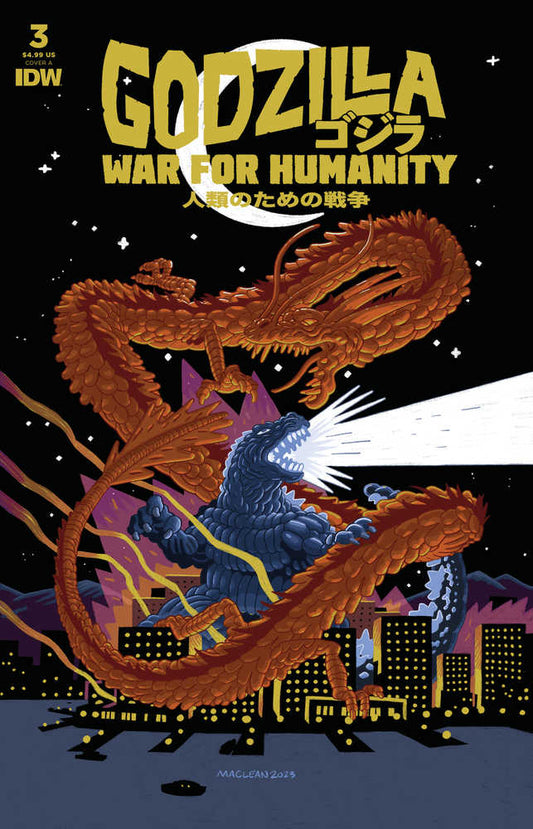 Godzilla War For Humanity #3 Cover A Maclean