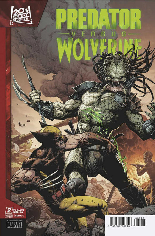 Predator vs. Wolverine 2 Gary Frank Variant