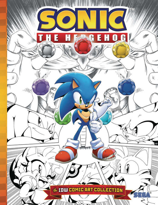 Sonic The Hedgehog Idw Comic Art Collector's Hardcover Volume 01