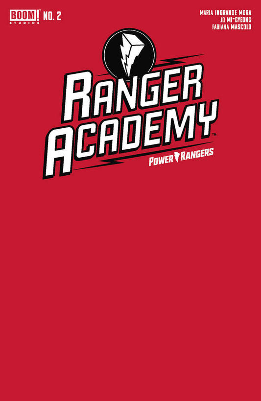Ranger Academy #2 Cover B Red Blank Sketch Variant N/A