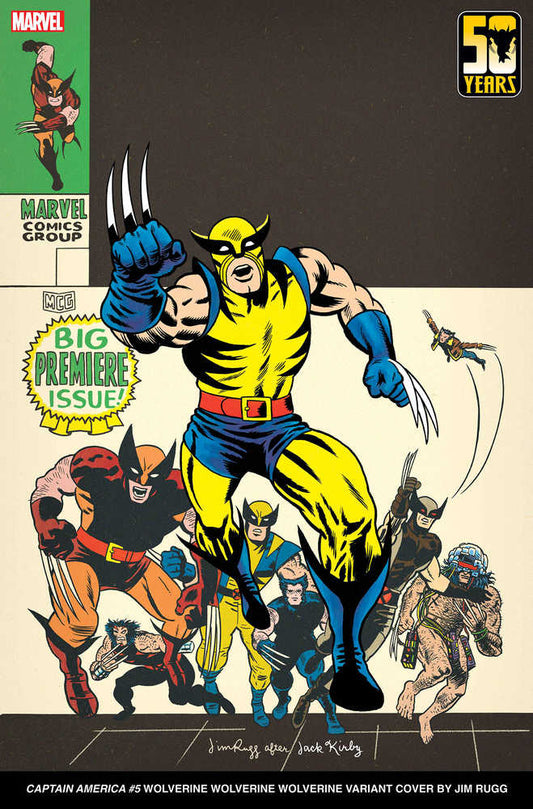 Captain America #5 Rugg Wolverine Wolverine Wolverine Variant