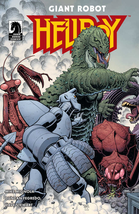 Giant Robot Hellboy #3 Cover B Adams