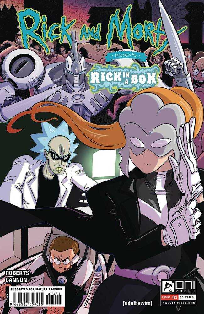 Rick & Morty Presents Rick In A Box #1 Cover B Manga Variant (Mature)