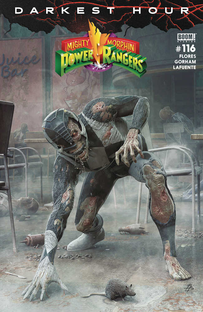 Mighty Morphin Power Rangers #116 Cover B Dark Grid Variant Barend