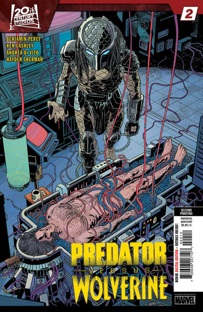 Predator vs. Wolverine 2 Hayden Sherman 2nd Print Variant