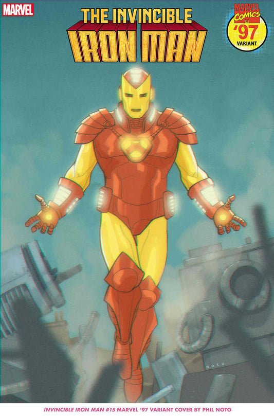 Invincible Iron Man 15 Phil Noto Marvel 97 Variant [Fhx]