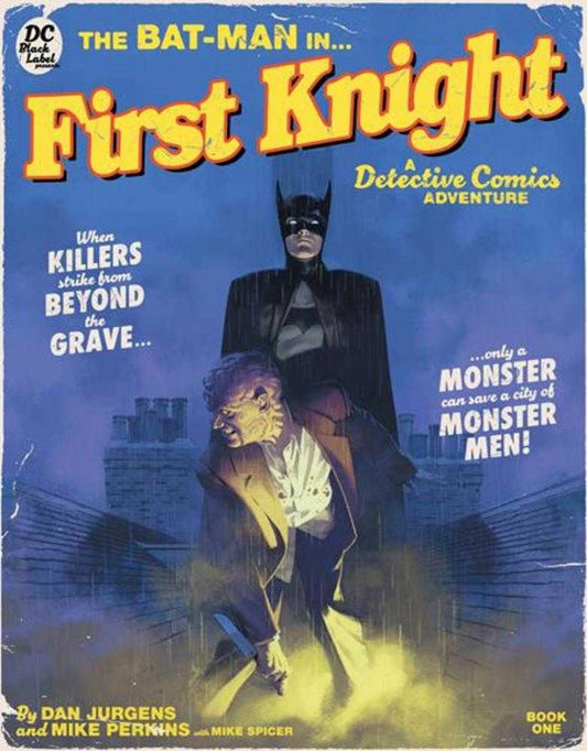 The Bat-Man First Knight #1 (Of 3) Cover C Marc Aspinall Pulp Novel Variant (Mature)