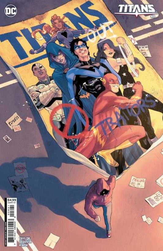 Titans #8 Cover C Tirso Cons Card Stock Variant