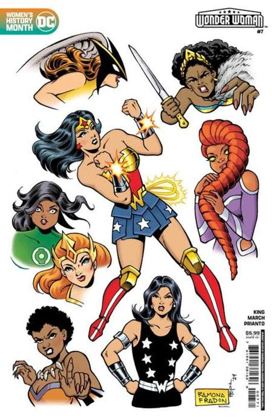 Wonder Woman #7 Cover F Ramona Fradon Womens History Month Card Stock Variant