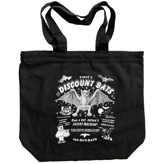 "Discount Bats" Jumbo Tote Bag