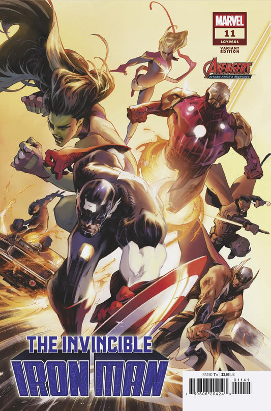 Invincible Iron Man 11 Alex Lozano Avengers 60th Variant [Fall]