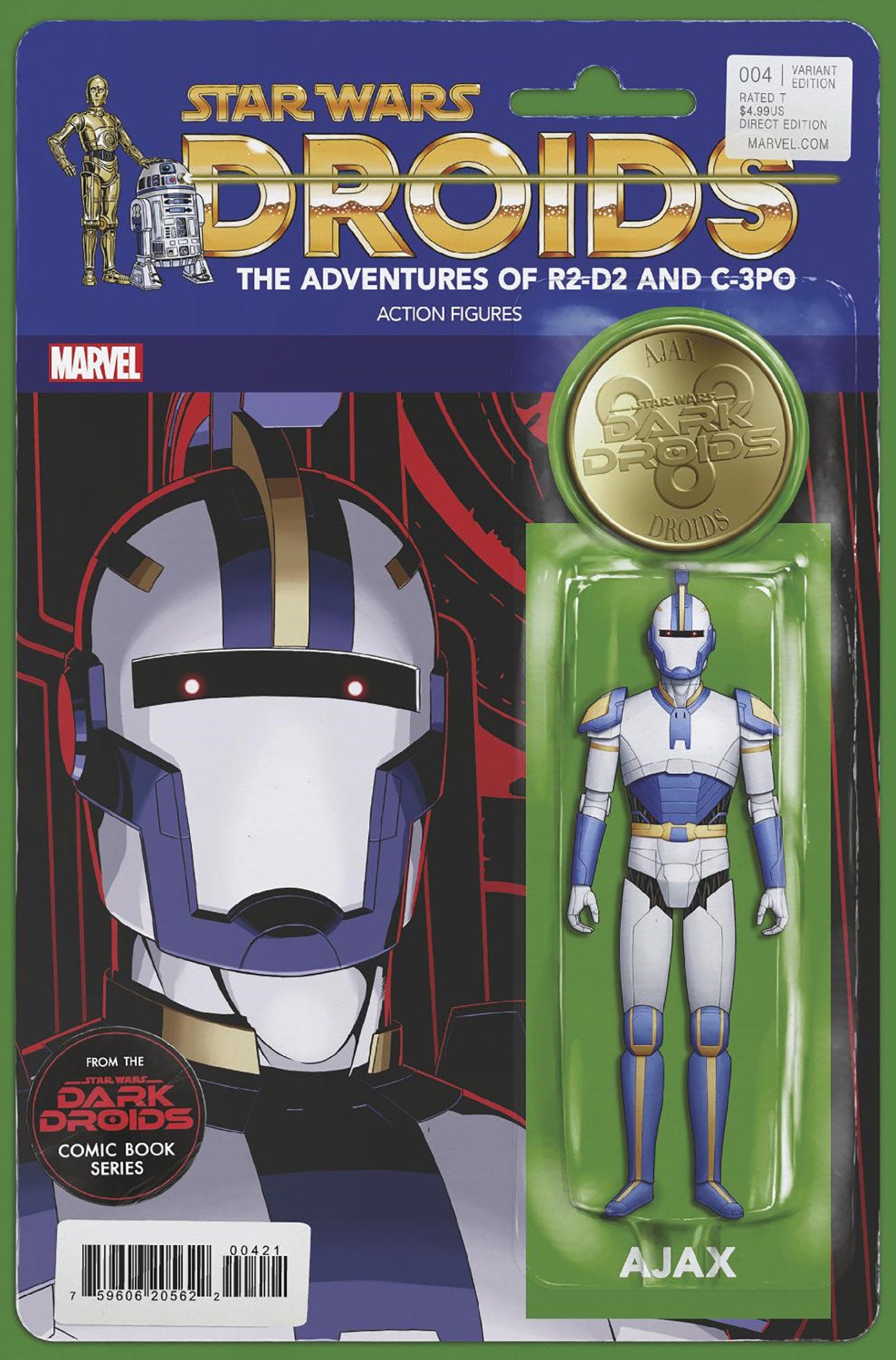 Star Wars: Dark Droids 4 John Tyler Christopher Action Figure Variant [Dd]