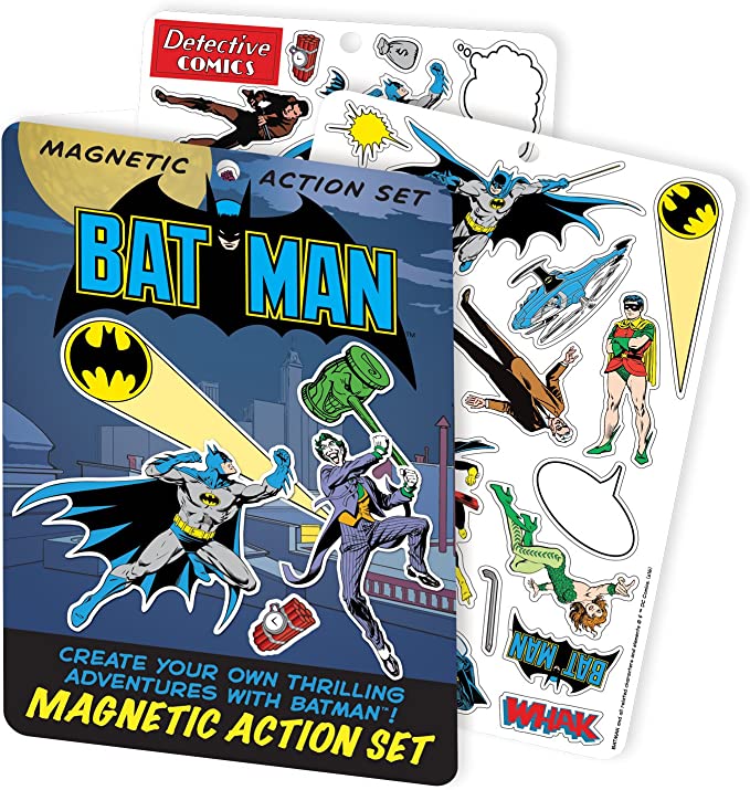 Batman Magnetic Comic Book Action Play Set