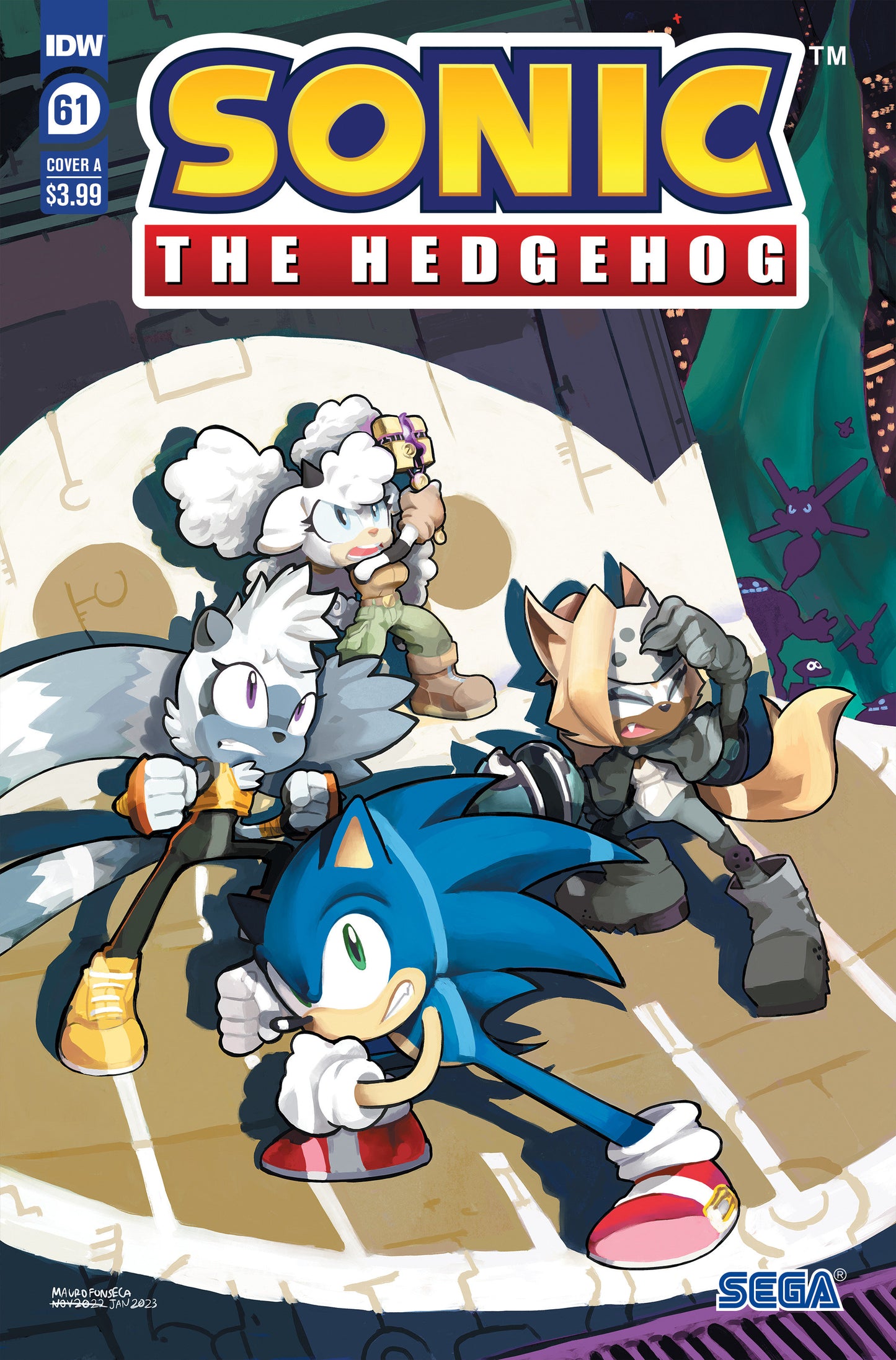 Sonic The Hedgehog #61 Cover A (Fonseca)