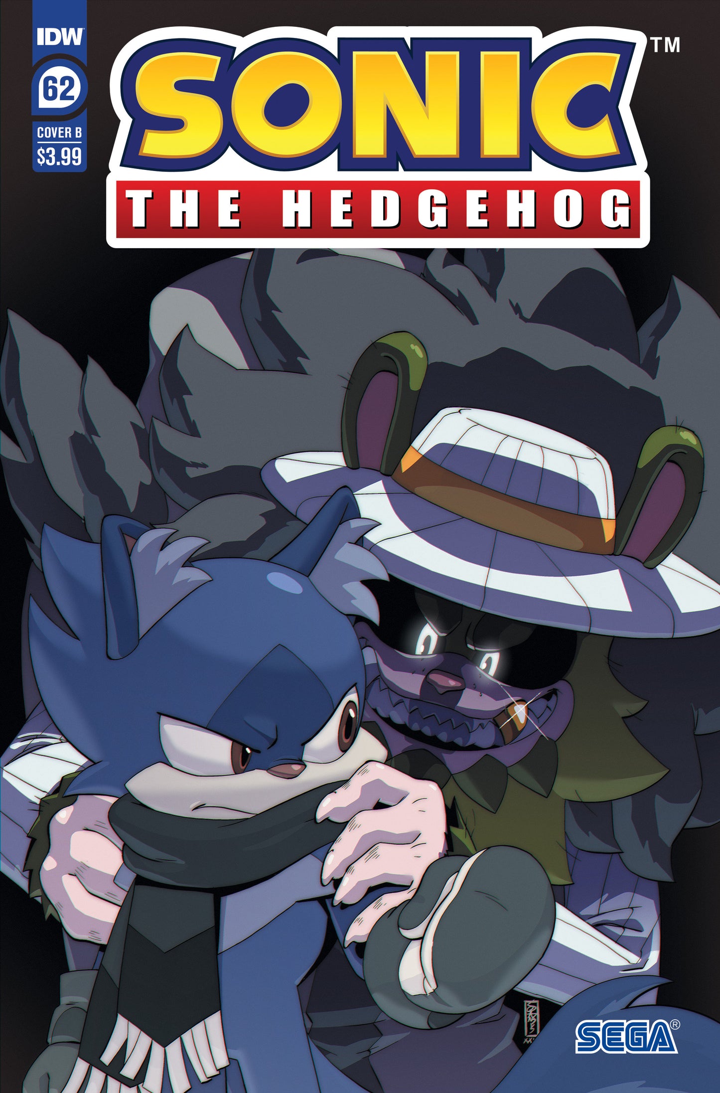 Sonic The Hedgehog #62 Variant B (Jampole)
