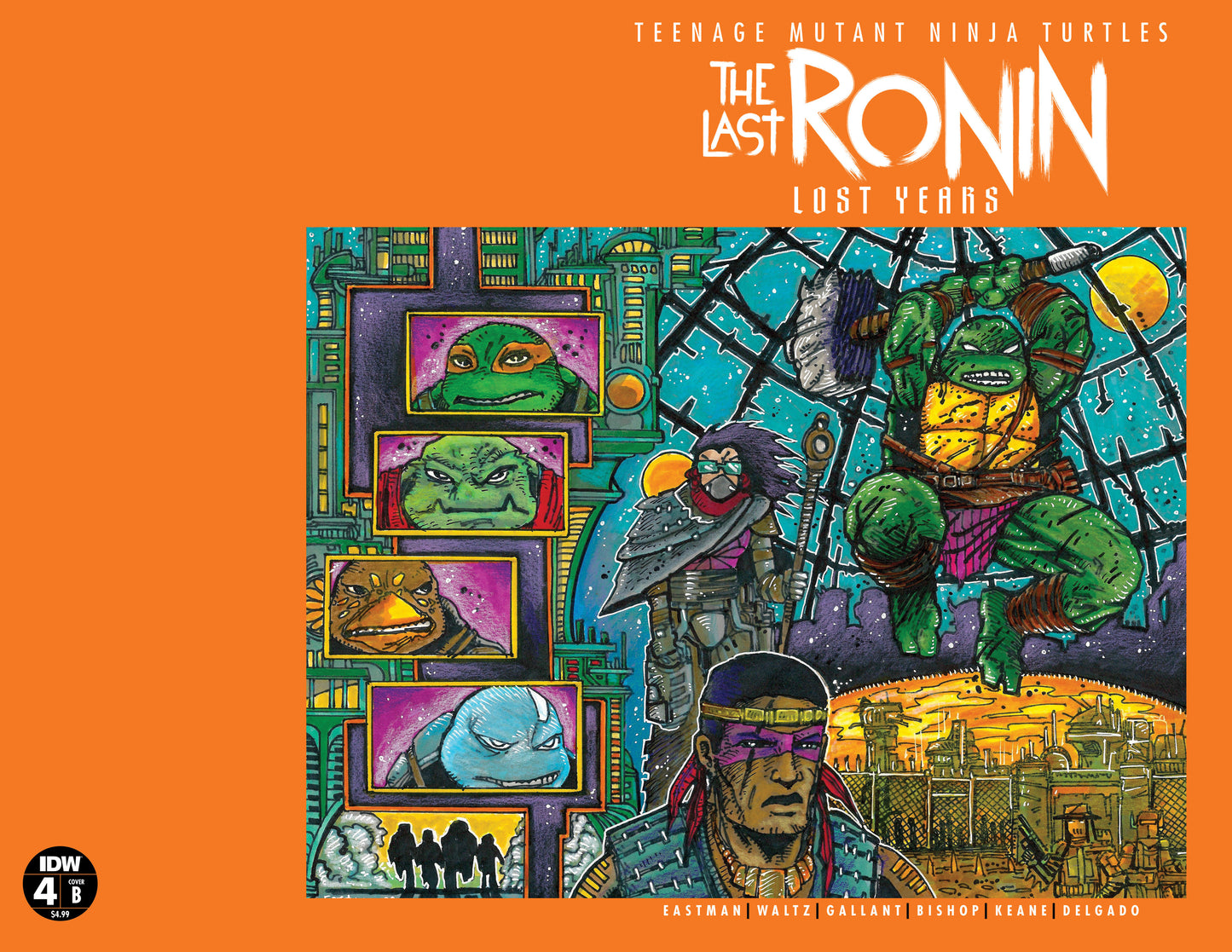Teenage Mutant Ninja Turtles: The Last Ronin—Lost Years #4 Variant B (Eastman & Bishop)