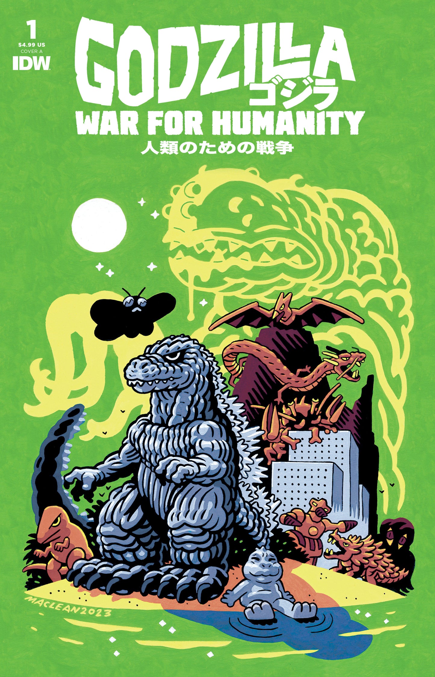 Godzilla: The War For Humanity #1 Cover A (Maclean)