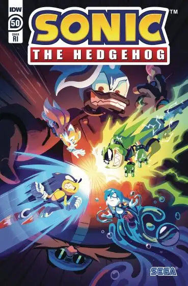 Sonic The Hedgehog #50 Variant 1:10 Cover G