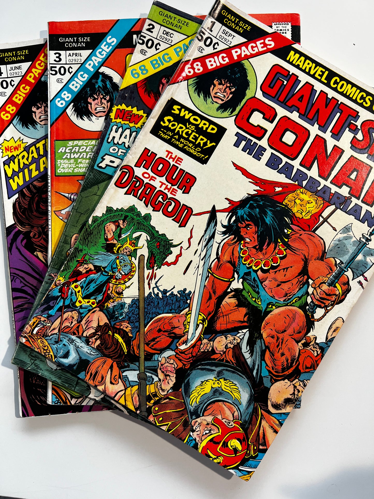 Giant-Size Conan the Barbarian Set #1-4