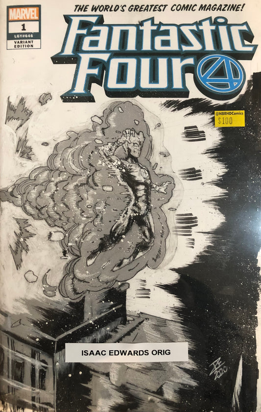 Fantastic Four #1: Isaac Edwards Sketch Cover