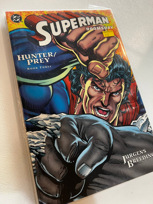 Superman Doomsday Hunter Prey Books 1-3