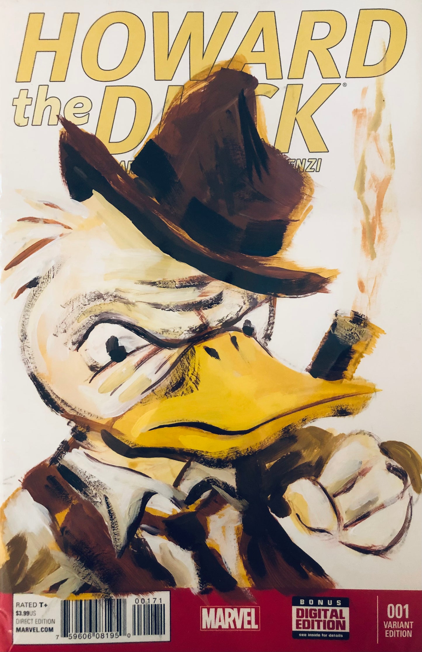 Howard the Duck #1: Brian Ralph Sketch Cover