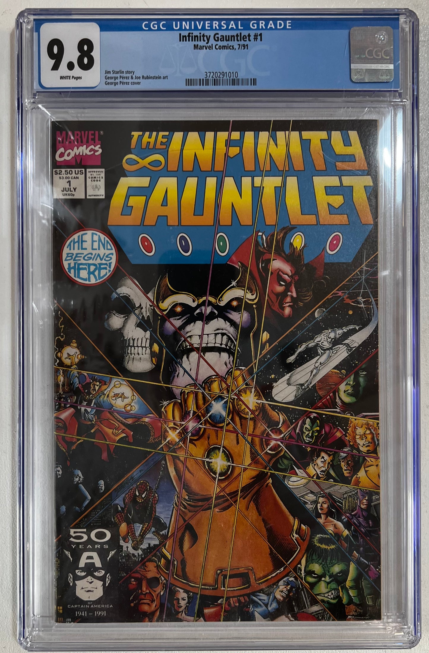 Infinity Gauntlet #1 CGC 9.8