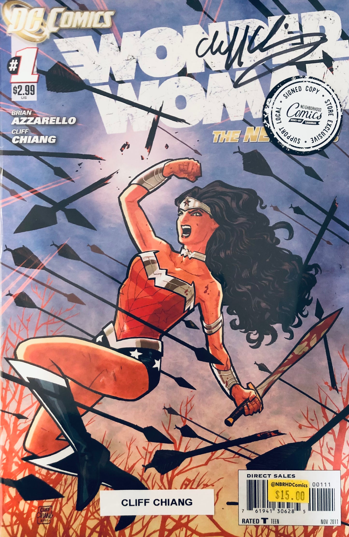 Wonder Woman New 52 #1: Cliff Chiang (Signed)