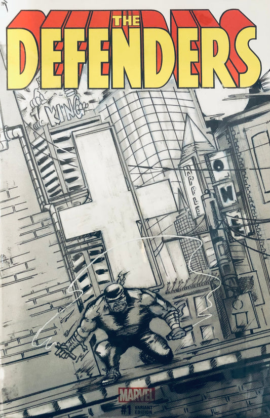 The Defenders #1: Zachary Turner Sketch Cover