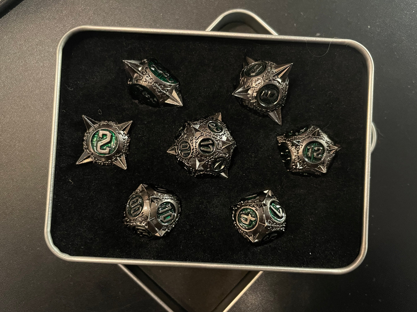 Meteor Storm: Hunter’s Moon RPG Metal Dice Set