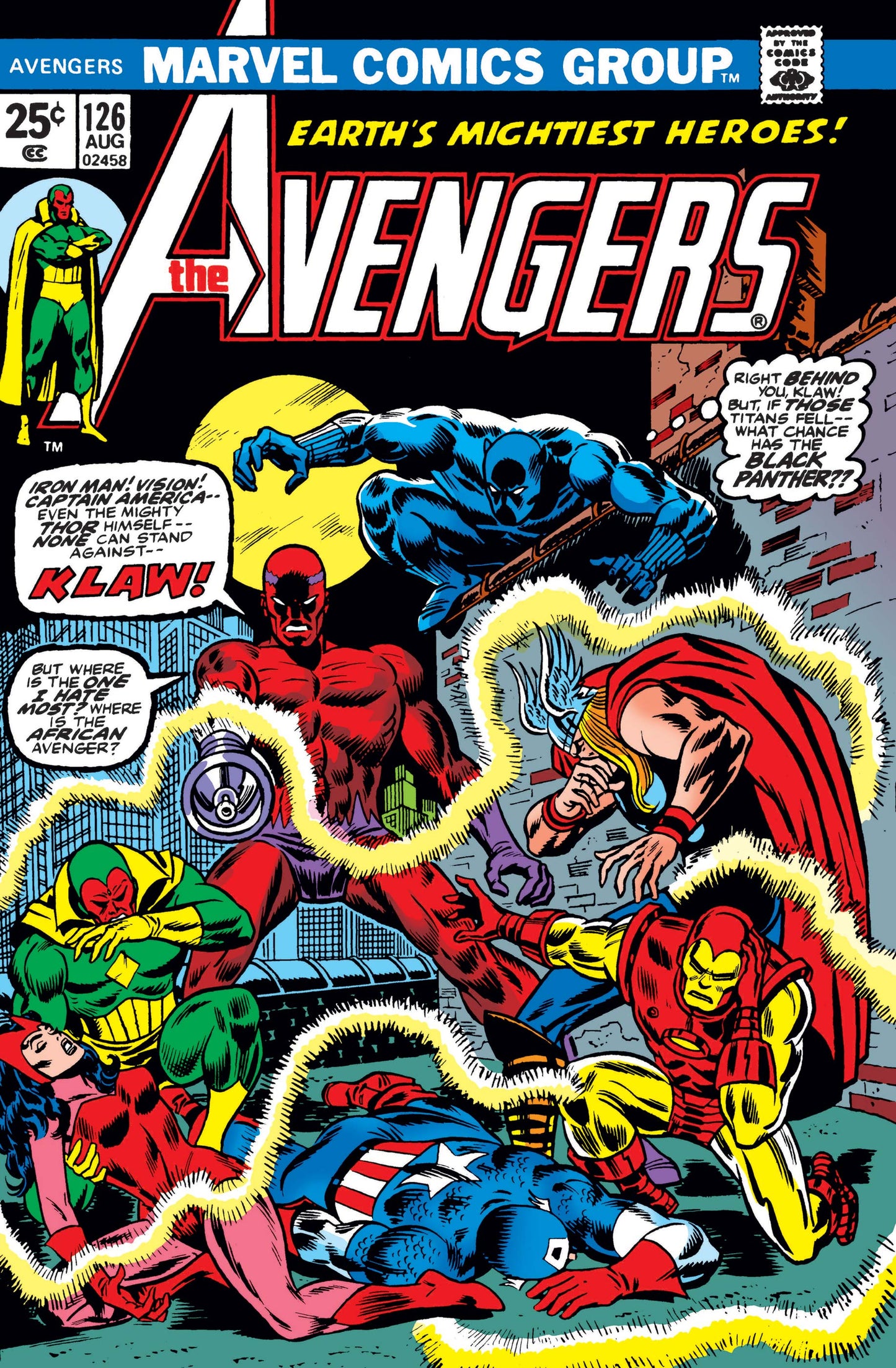 The Avengers #126