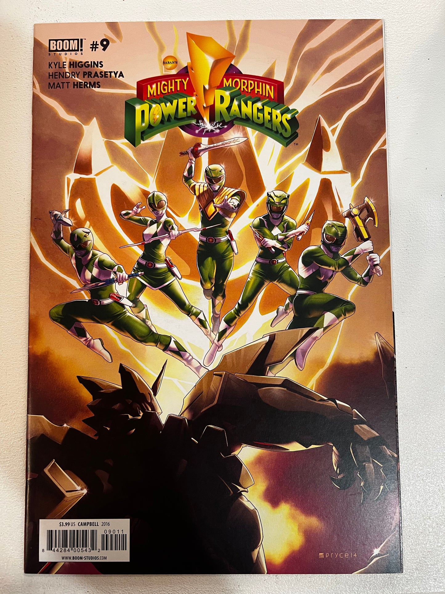 Mighty Morphin Power Rangers #9 Main Cover