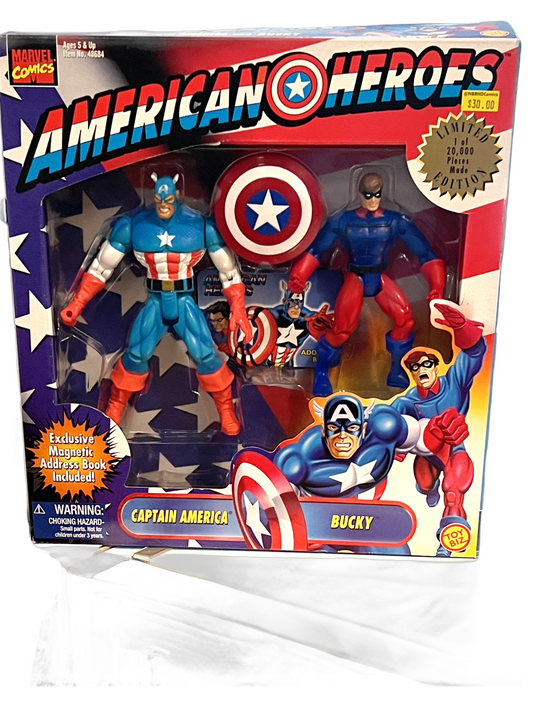 American Heroes Captain America and Bucky Action Figure