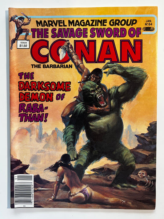 Savage Sword of Conan #84