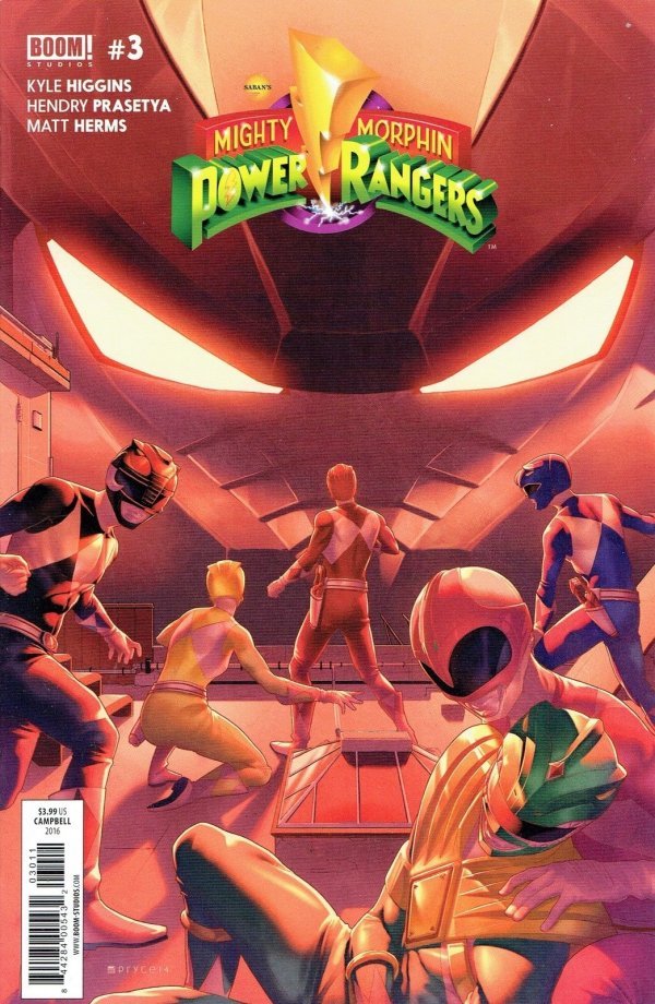 Mighty Morphin Power Rangers #3 Main Cover