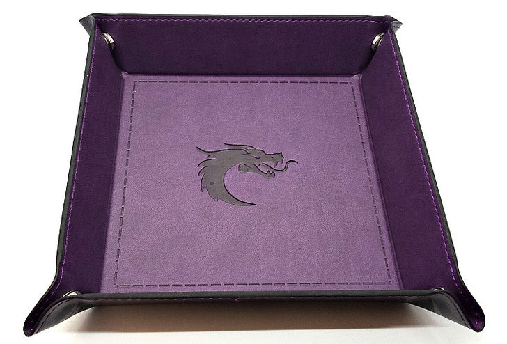 Square Dice Rolling Tray - Purple