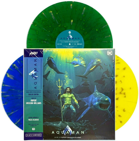 Aquaman Soundtrack [Deluxe Edition Color Splatter Vinyl] LP Record Album [Mondo]