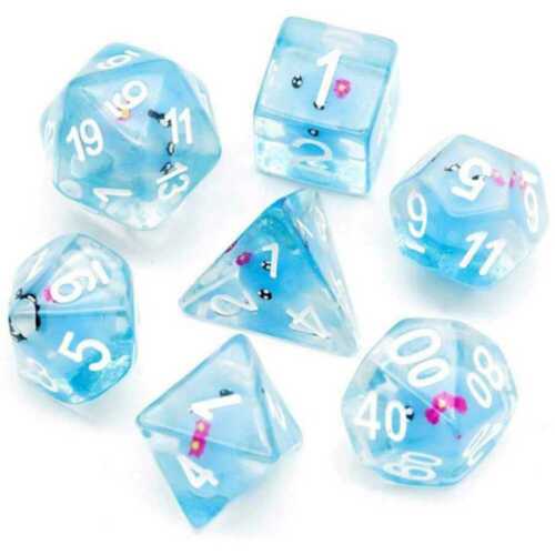 Poly Dice Set - Blue Octopus