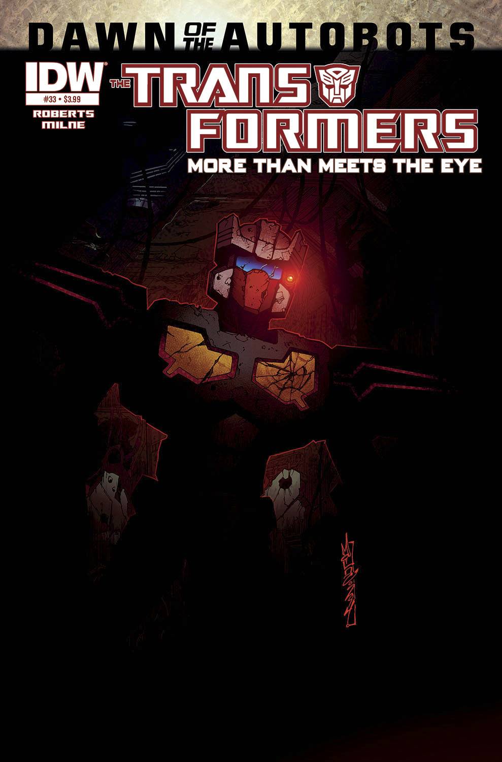 Transformers More Than Meets Eye #33 Dawn of the Autobots